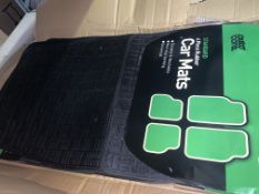 18 X BRAND NEW 4 PIECE RUBBER CAR MATS SETS