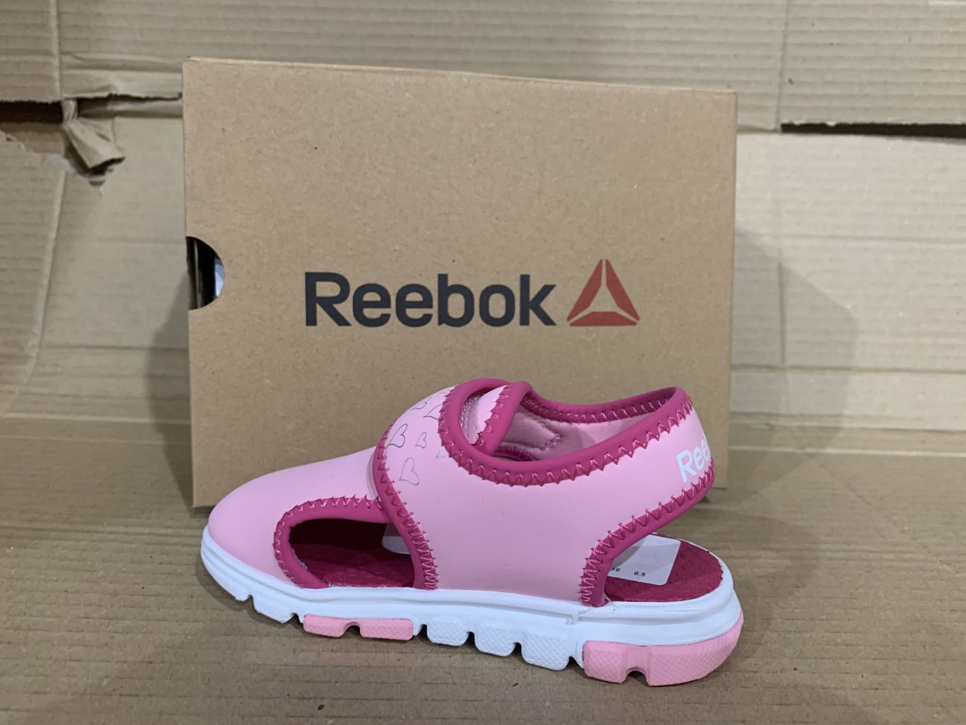 (NO VAT) 3 x NEW BOXED PAIRS OF REEBOK WAVE GLIDER III. SIZE INFANT 7