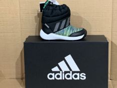 (NO VAT) 3 X NEW BOXED PAIRS OF ADDIDAS RAPID SNOW BOOT SIZE UK INFANT 8