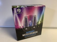 6 X BRAND NEW DANCING WATER SPEAKERS WITH COLOUR CHANGING LEDS