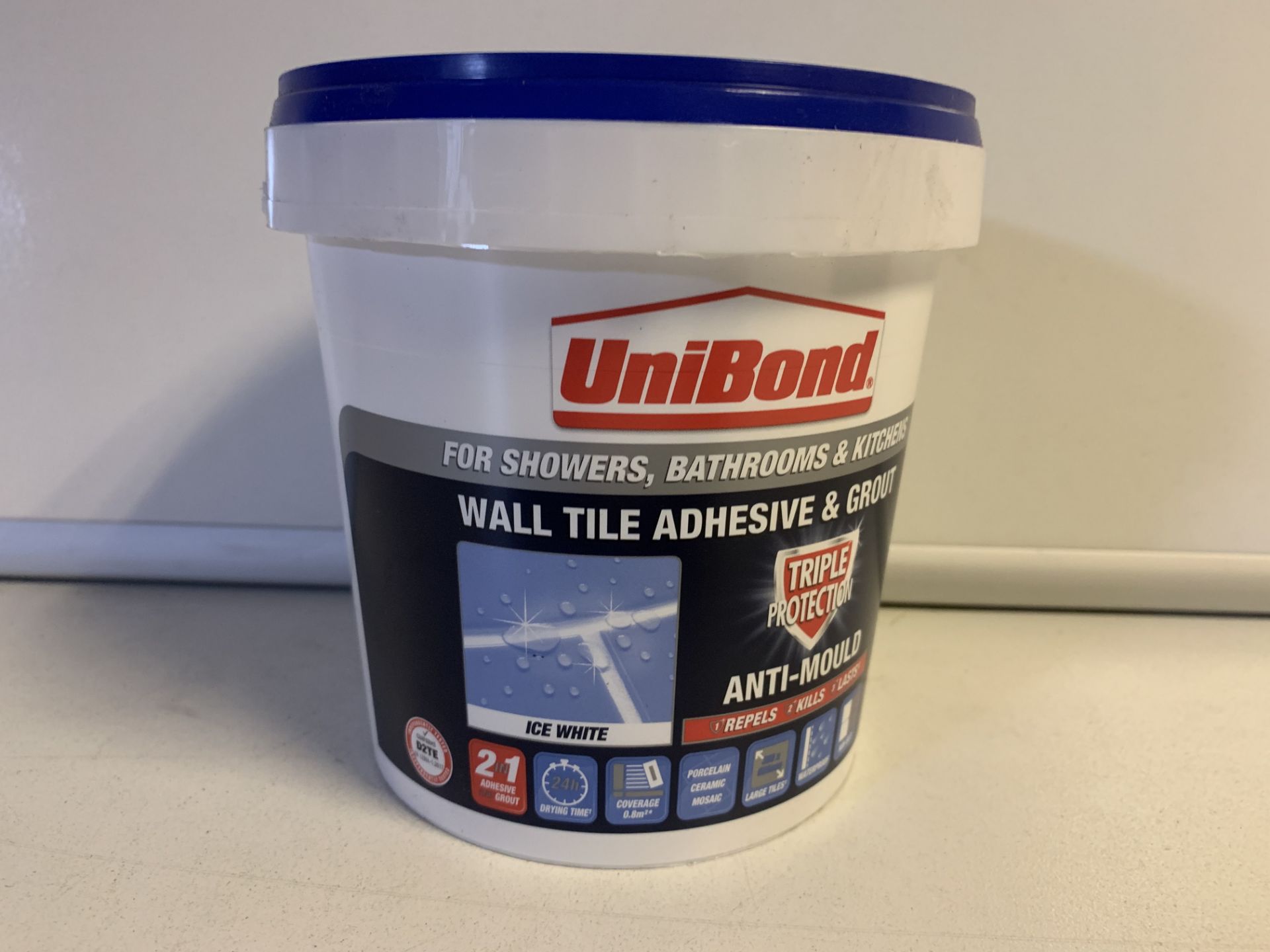 15 X BRAND NEW UNIBOND 1.28KG WALL TILE AND ADHESIVE GROUT