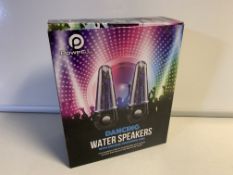 6 X BRAND NEW DANCING WATER SPEAKERS WITH COLOUR CHANGING LEDS