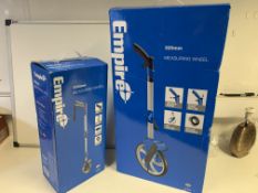 3 X BRAND NEW EMPIRE MEASURING WHEELS (1 X 320MM AND 2 X 150MM
