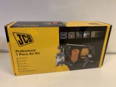 6 X BRAND NEW JCB PROFESSIONAL 7 PIECE AIR KITS