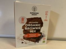 60 X BRAND NEW SUPERFOOD BAKERY JOY MAKERS ORGANIC BROWNIE MIX 287G IN 10 BOXES BEST BEFORE 06/21