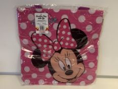 48 X BRAND NEW MINNIE MOUSE SHOULDER BAGS WITH ZIP