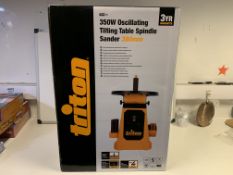 BRAND NEW BOXED TRITON 350W OSCILLATING TILTING TABLE SPINDLE SANDER