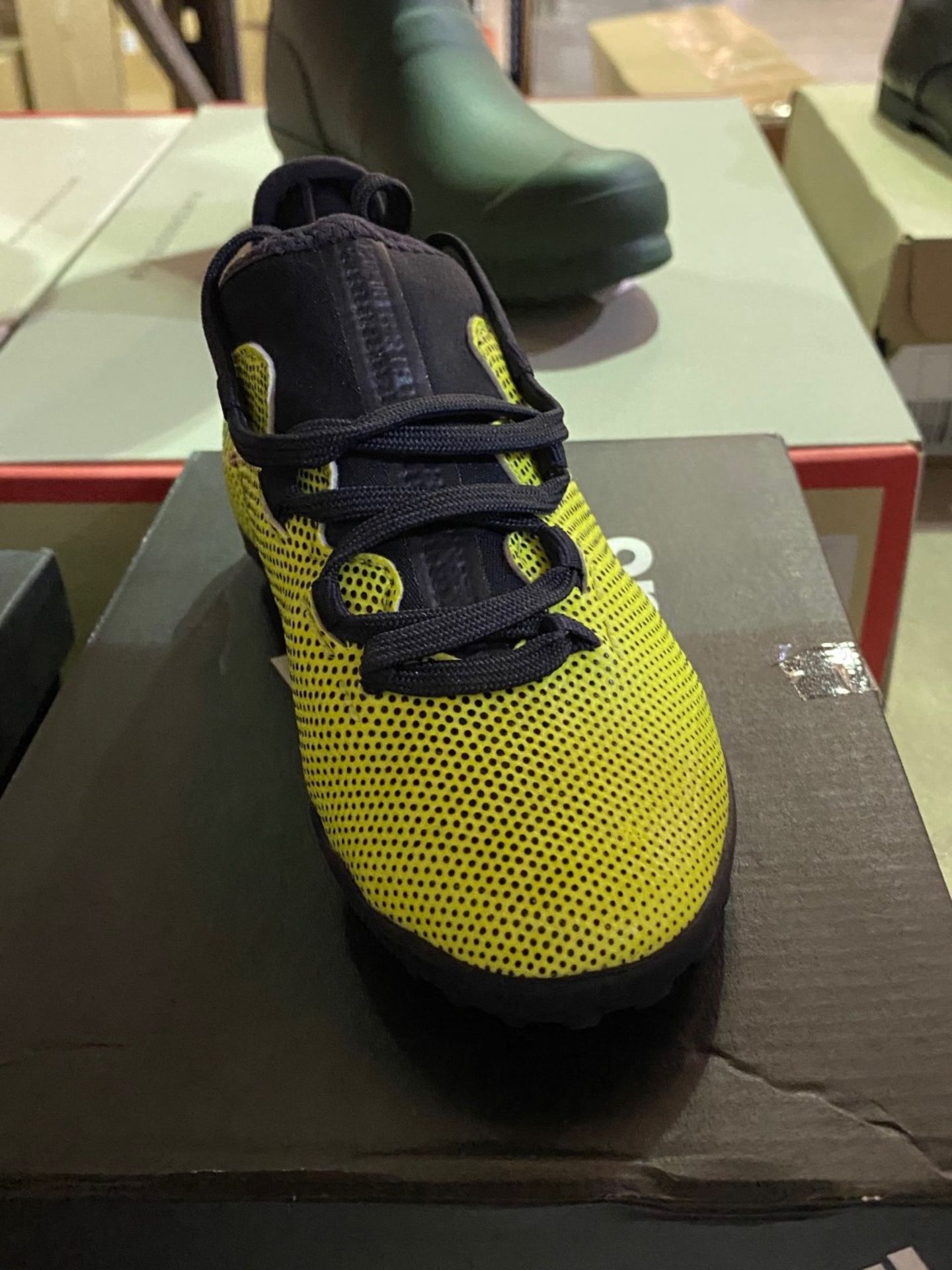 NEW & BOXED ADIDAS YELLOW X TANGO FOOTBALL BOOTS SIZE INFANT 10 (19/21) - Image 2 of 2