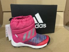 (NO VAT) 3 x NEW BOXED PAIRS OF ADIDAS RAPIDA BTW BOOTS SIZE UK 1