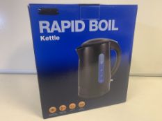 6 X NEW BOXED 1.7L RAPID BOIL ILLUMINATING KETTLES