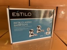 7 X ESTILO BETA CLASSIC BATH TAPS
