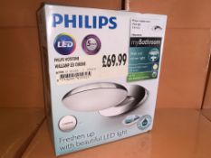 6 X BRAND NEW PHILLIPS LED CHROME WALL LAMP RRP £69.99