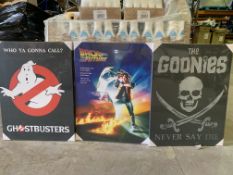 16 X BRAND NEW ASSORTED LARGE MOVIE CANVASSES