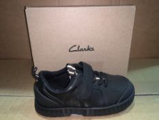 (NO VAT) 4 x NEW BOXED PAIRS OF CLARKS APOLLO STEP T SIZE INFANT 8