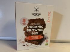 60 X BRAND NEW SUPERFOOD BAKERY JOY MAKERS ORGANIC BROWNIE MIX 287G IN 10 BOXES BEST BEFORE 06/21