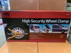 2 X BRAND NEW AUTOCARE HIGH SECURITY WHEEL CLAMPS