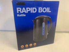 6 X NEW BOXED 1.7L RAPID BOIL ILLUMINATING KETTLES