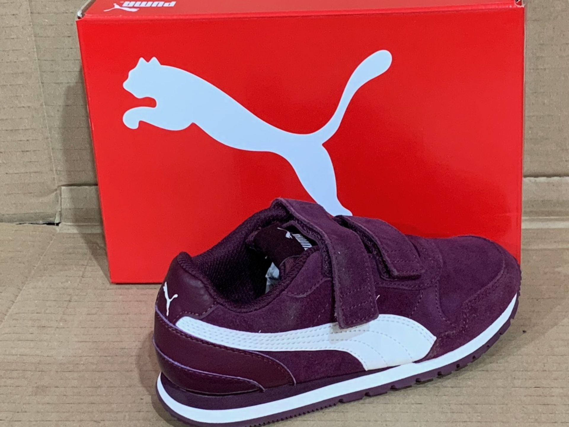(NO VAT) 3 X NEW BOXED PAIRS OF PUMA TRAINERS SIZE UK INFANT 13