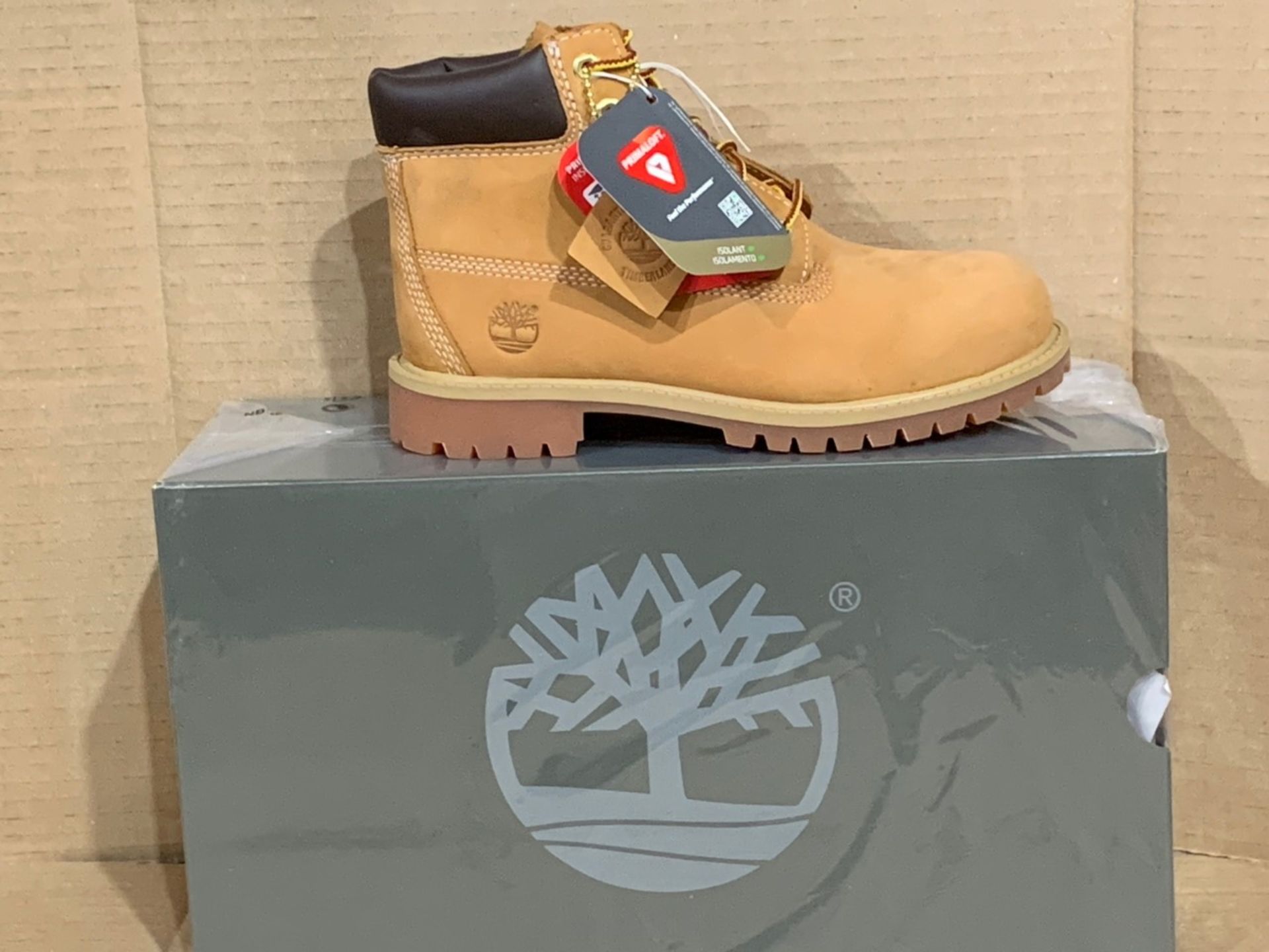 (NO VAT) 3 X NEW BOXED PAIRS OF TIMBERLAND BOOTS SIZE UK JUNIOR 2.5