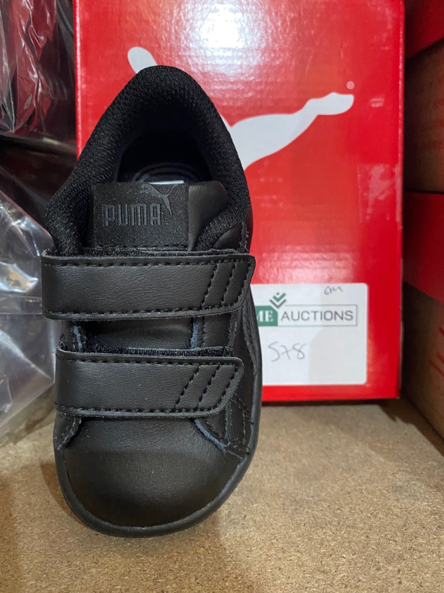(NO VAT) 2 X NEW BOXED PAIRS OF PUMA TRAINERS SIZE INFANT UK 4 - Image 2 of 2
