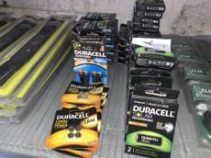 40 X PACKS OF VARIOUS DURACELL BATTERIES ALL IN DATE