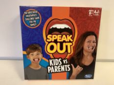 12 X BRAND NEW HASBRO SPEAK OUT KIDS VS PARENTS GAMES