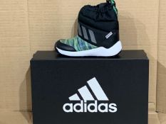 (NO VAT) 3 X NEW BOXED PAIRS OF ADDIDAS SNOW BOOTS SIZE UK INFANT 9