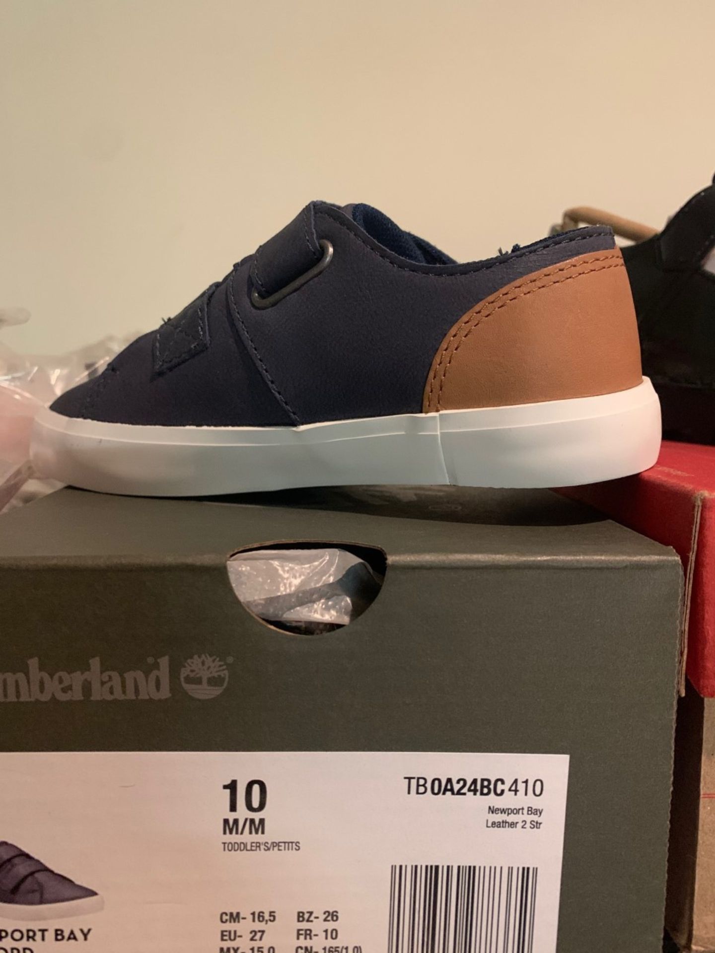 NEW & BOXED TIMBERLAND NEWPORT BAY NAVY SIZE INFANT 9.5 (149/21)