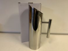 32 X BRAND NEW 1.5L STAINLESS STEEL WATER JUGS POLISHED FINISH IN 2 BOXES