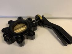 5 X BRAND NEW CRANE GEM BUTTERFLY VALVES F624.PN16