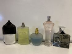 5 X VARIOUS BRANDED TESTER PERFUMES (711/30)