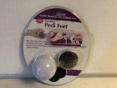 40 x NEW SEALED HAND HELD PEDI FEET SET