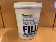 48 X BRAND NEW BREWERS 1KG FINE SURFACE FILLER