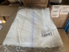 50 X BRAND NEW NON WOVEN WHITE COVERALLS SIZE LARGE