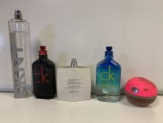 5 X VARIOUS BRANDED TESTER PERFUMES (705/30)