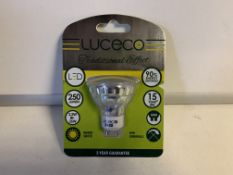 50 X BRAND NEW LUCECCO TRADITIONAL EFFECT 3.2W (35W) LIGHTBULBS