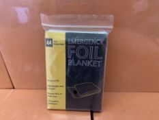 52 X BRAND NEW EMERGENCY FOIL BLANKETS