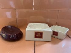 30 X VARIOUS DUNHILL ASHTRAYS