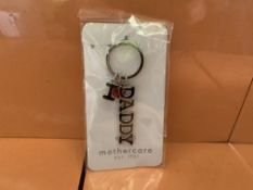 100 X BRAND NEW I LOVE DADDY KEYRINGS