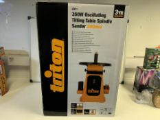 BRAND NEW BOXED TRITON 350W OSCILLATING TILTING TABLE SPINDLE SANDER