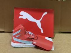 (NO VAT) 3 X BRAND NEW PUMA TOM AND JERRY RED SNEAKERS SIZE UK3