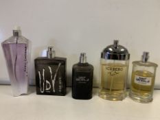 5 X VARIOUS BRANDED TESTER PERFUMES (715/30)