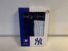 24 X NEW YORK YANKEES 2 PACK BOXER SHORTS SIZE SMALL