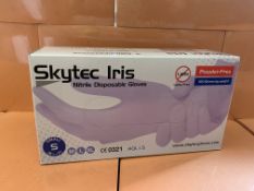 1000 X SKYTEC IRIS NITRILE DISPOSABLE GLOVES