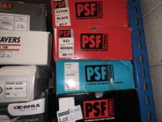 4 x PAIRS OF PSF STRATA/TERRAIN WORK BOOTS IN SIZES 7, 8 & 12