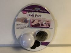 40 x NEW SEALED HAND HELD PEDI FEET SET