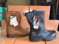 2 x PAIRS OF RIGGER BOOTS TO INCLUDE COFRA & 3M THINSULATE TERRAIN