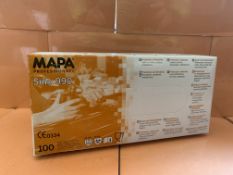 10 X PACKS OF 100 MAPA SOLO 990 PROFESSIONAL GLOVES