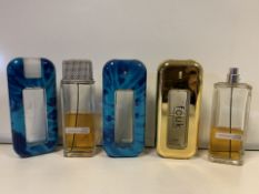 5 X VARIOUS BRANDED TESTER PERFUMES (713/30)
