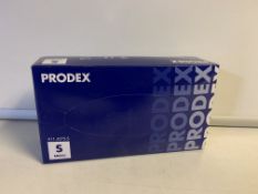 10 X PACKS OF 100 PRODEX VINYL DISPOSABLE GLOVES POWDERED BLUE